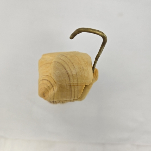 Nativity Shepard Holding His Staff Hand Carved Wood 1999 R Herrenbruck Christmas - Picture 8 of 9